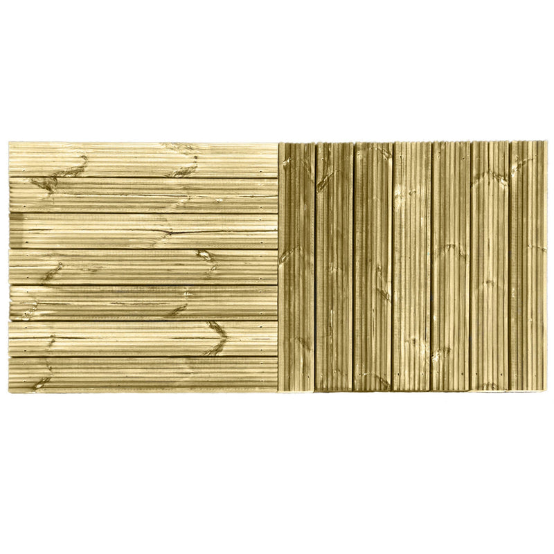 0.9 meter Redwood Decking Tiles