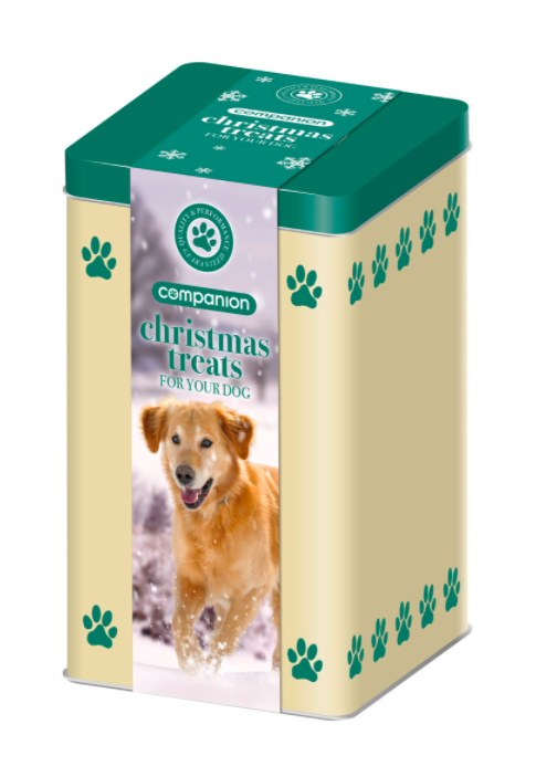 Tin Of Companion Christmas Dog Treats