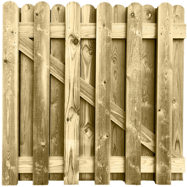 Double Sided Premium timber Garden Picket Gate