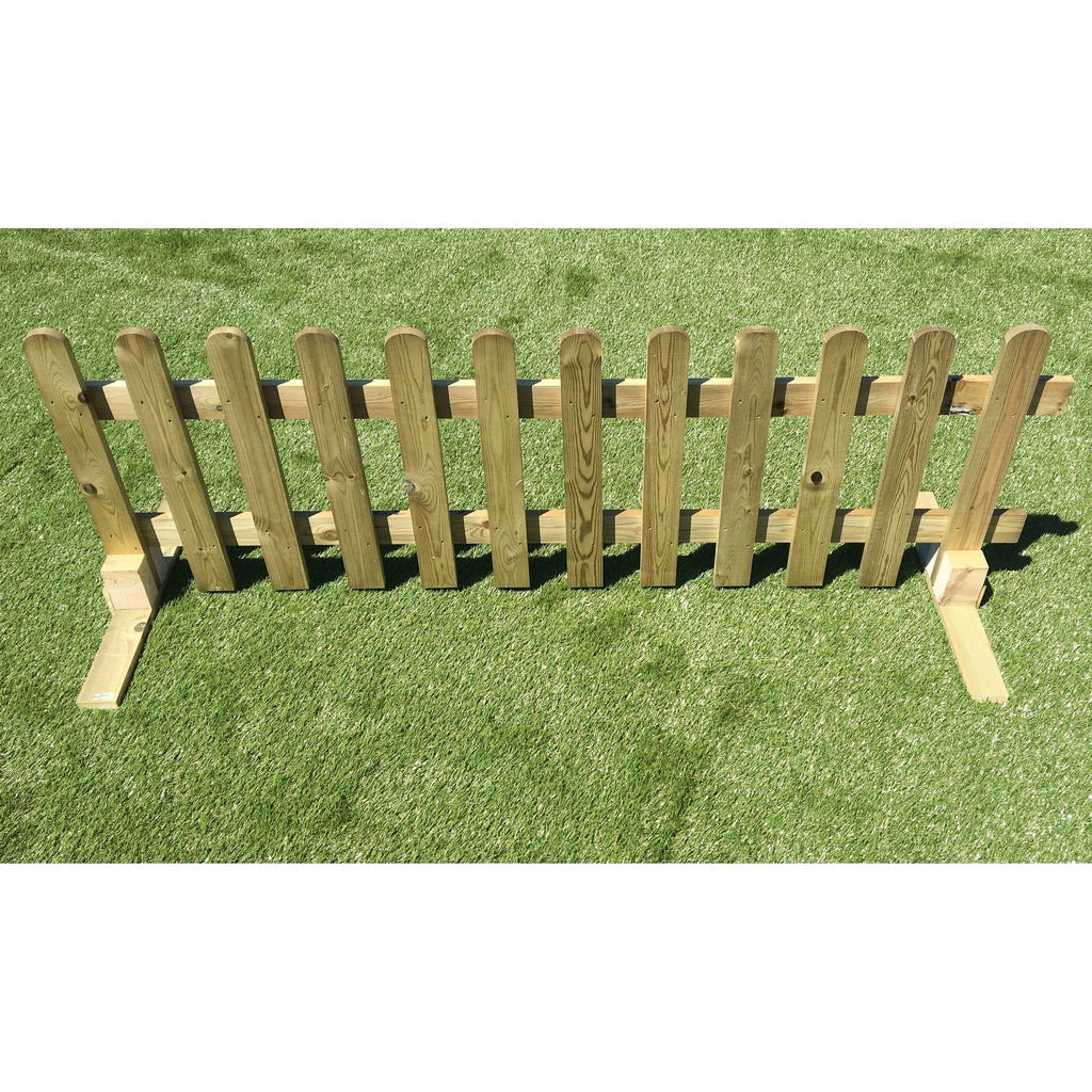 Freestanding Portable Treated timber Picket Fence