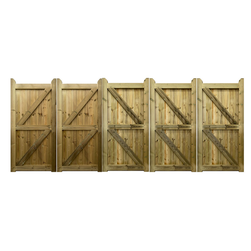Highampton gates Bifold 5 Leaf