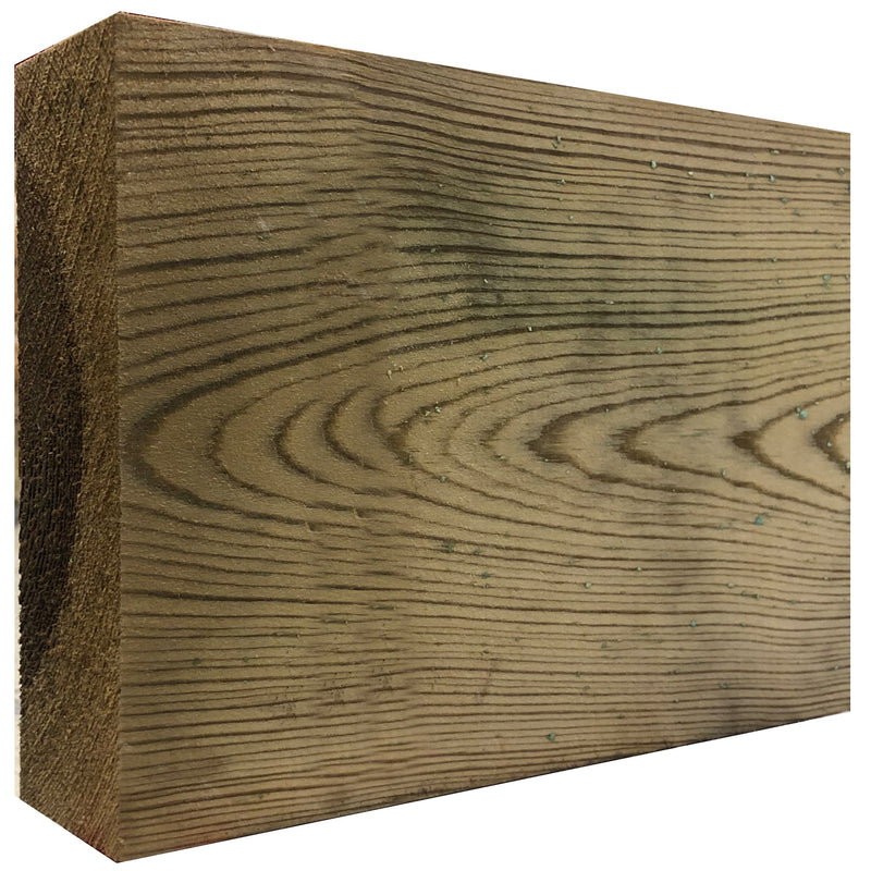 Pressure Treated Planed 6 inch by 2 inch Gravel Board