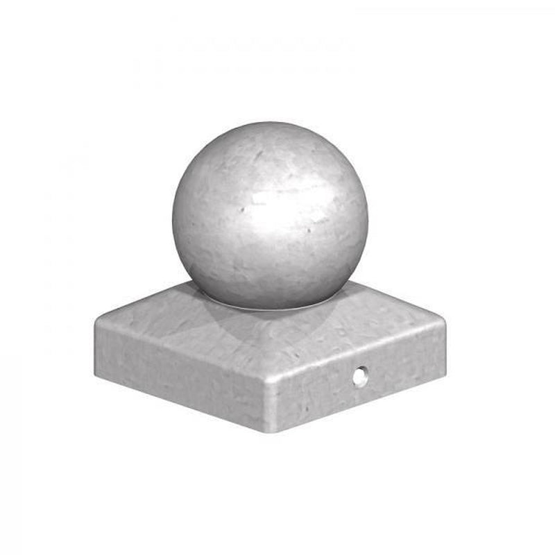 75 millimetre Galvanised Ball Post Caps