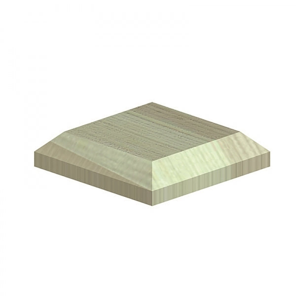 Wooden Fence Post Caps in 100 millimetre or 120 millimetre sizes