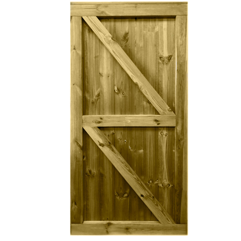 Pressure Treated Side Gate from behind