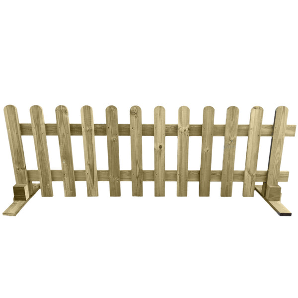 Freestanding 6 foot wooden Picket Fence Panel