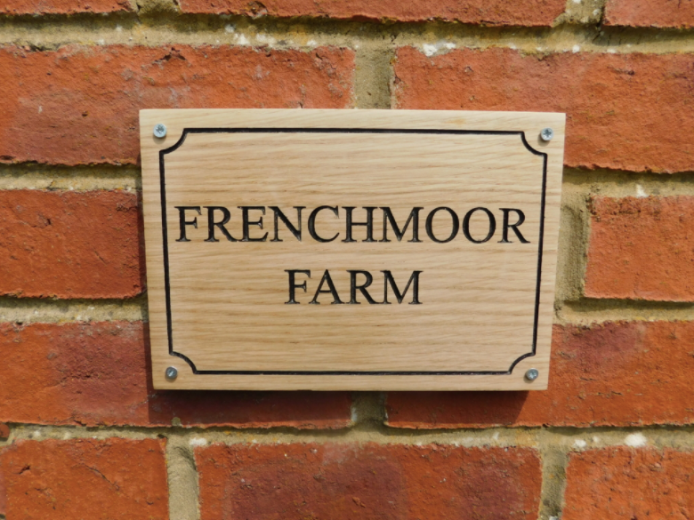 Oak Personalised Sign