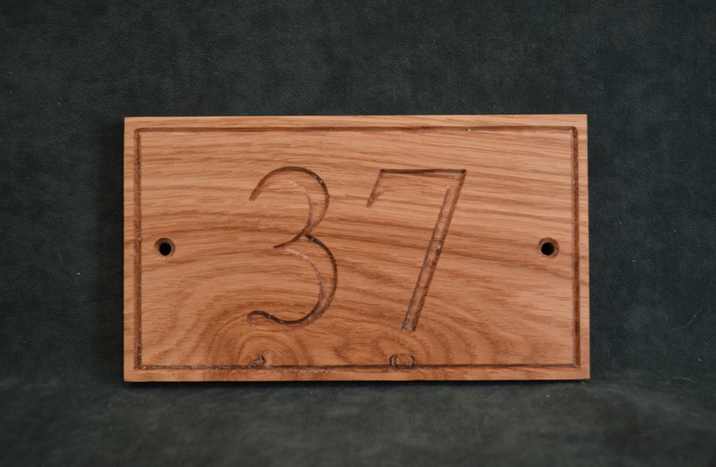 Hardwood Entrance Sign