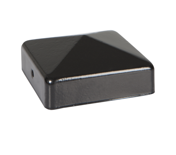 Durapost Fence Post Cap in black