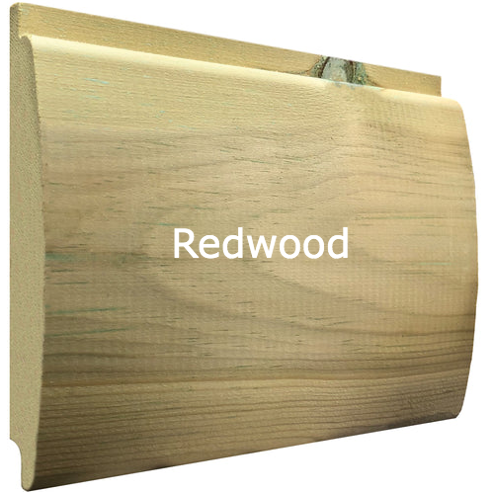 Free 15cm Sample - Loglap Cladding - redwood