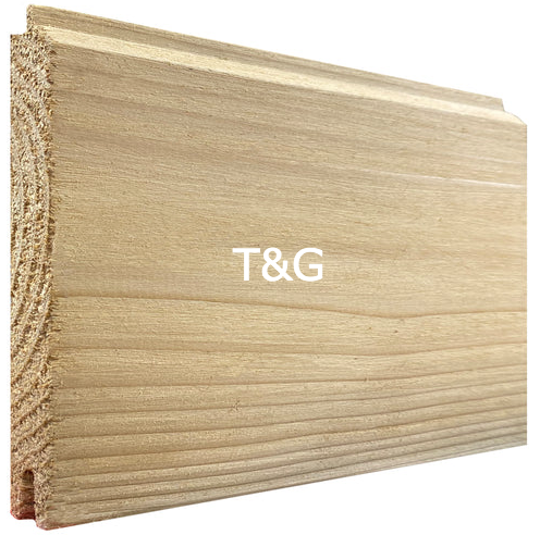 Free 15cm Sample - Home-Grown Cedar Cladding - T and G