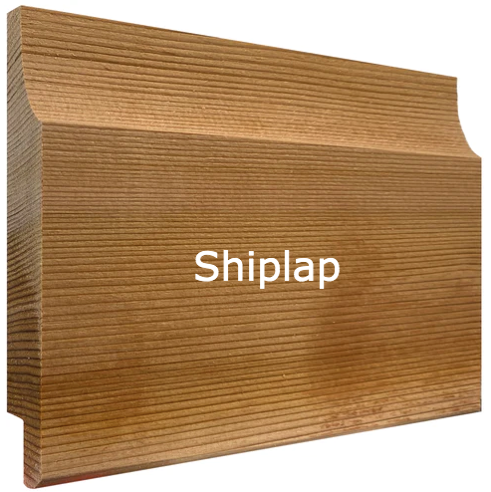 Free Canadian Cedar Sample (15cm) shiplap