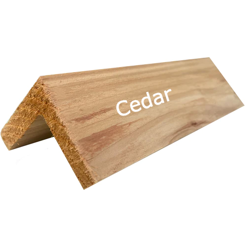 Free 15cm Sample - Corner Trim - cedar