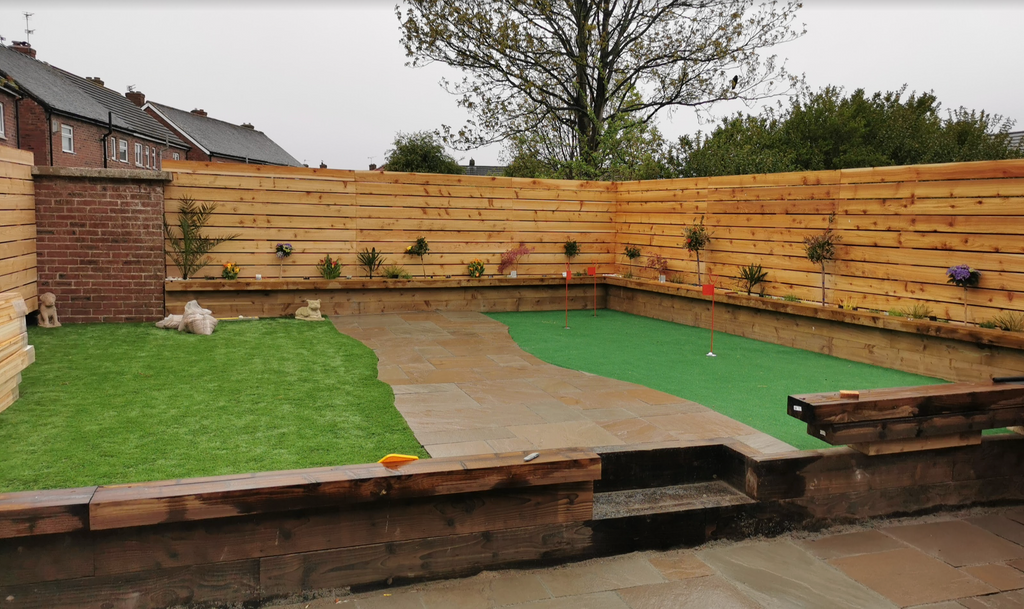 6" x 1" Board - Cedar Home-Grown - Sawn used as an example in a garden