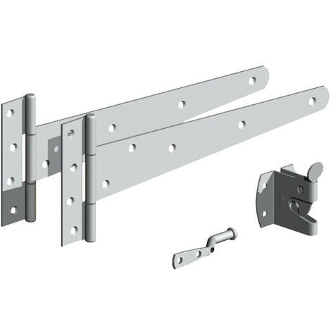 Galvanised Pedestrian Gate Tee Hinge Kit