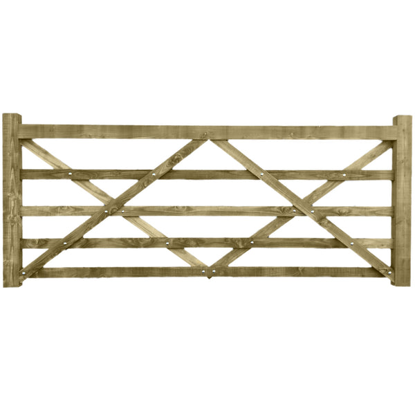 Pressure Treated Diamond Brace Softwood Field Gate