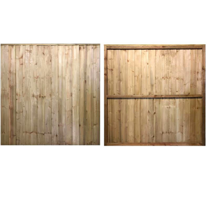 premium featheredge pressure treated timber fence panels