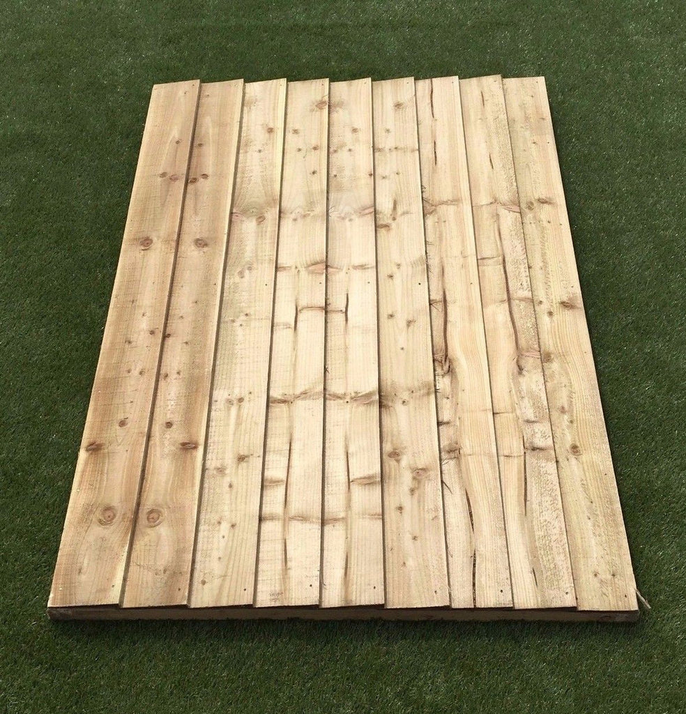 Treated timber Featheredge Fencing Panel
