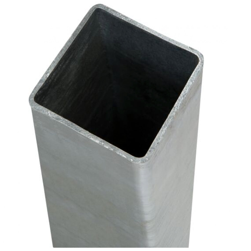 Durapost Galvanised End Post in silver