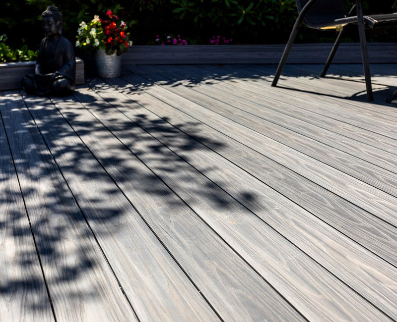 Finished Composite Decking Area