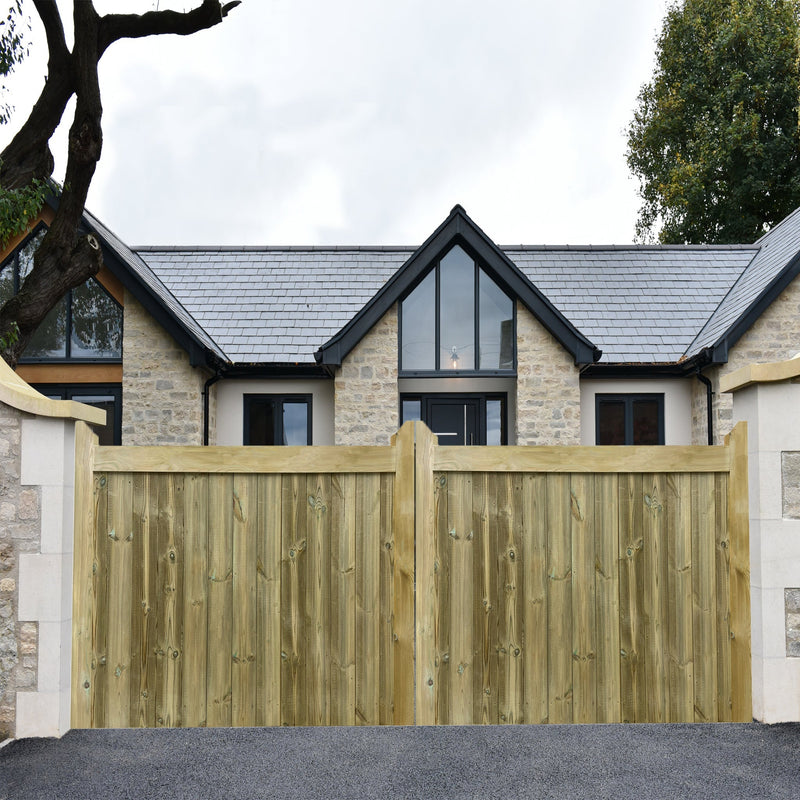 Highampton Mortise and Tenon T&G Entrance Gate (Pair)