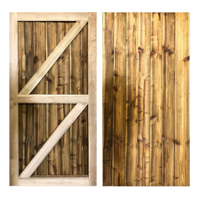 Padstow Wooden Garden Featheredge Gate (1.5m High)