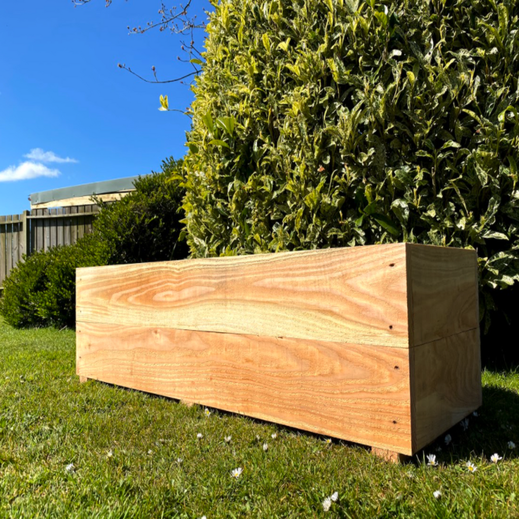 Larch timber Rustic Garden  and Patio Planter