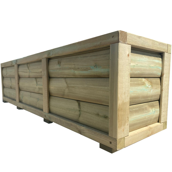 Luxury Loglap timber Garden Planter