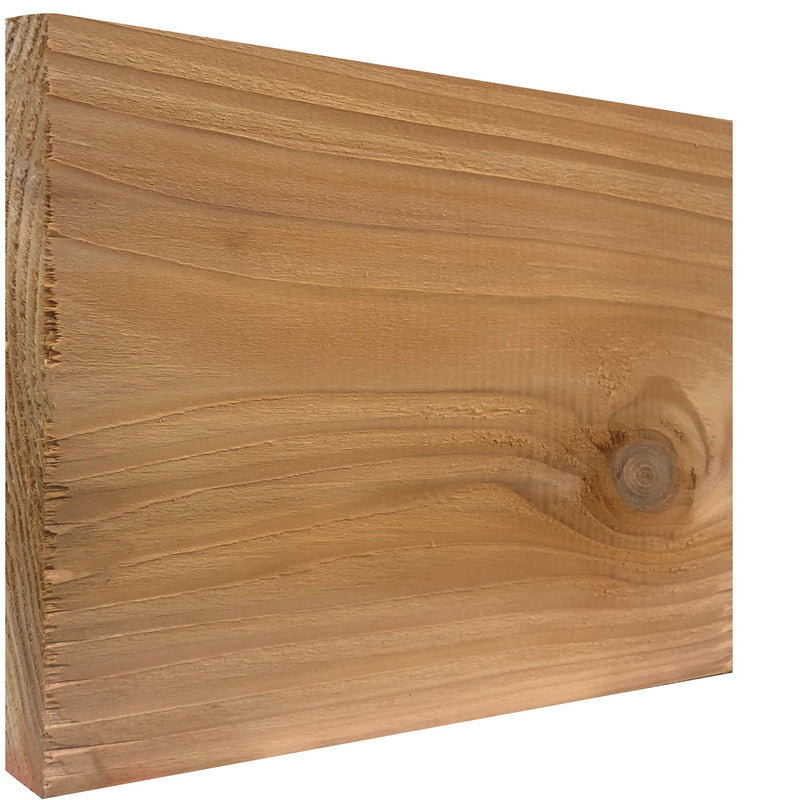 Home Grown Planed Cedar timber Floating Shelves