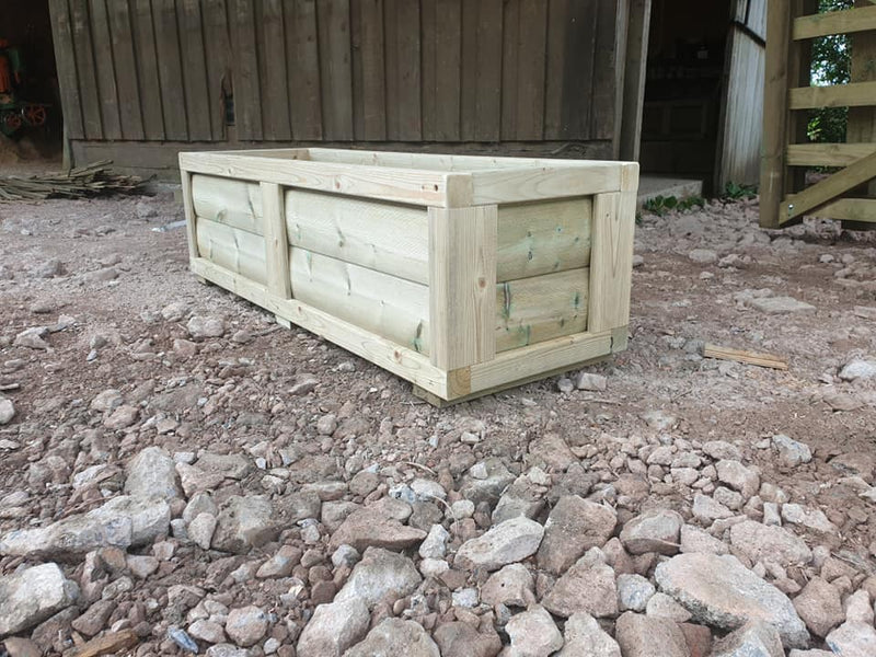 Pressure Treated Loglap Garden Planter