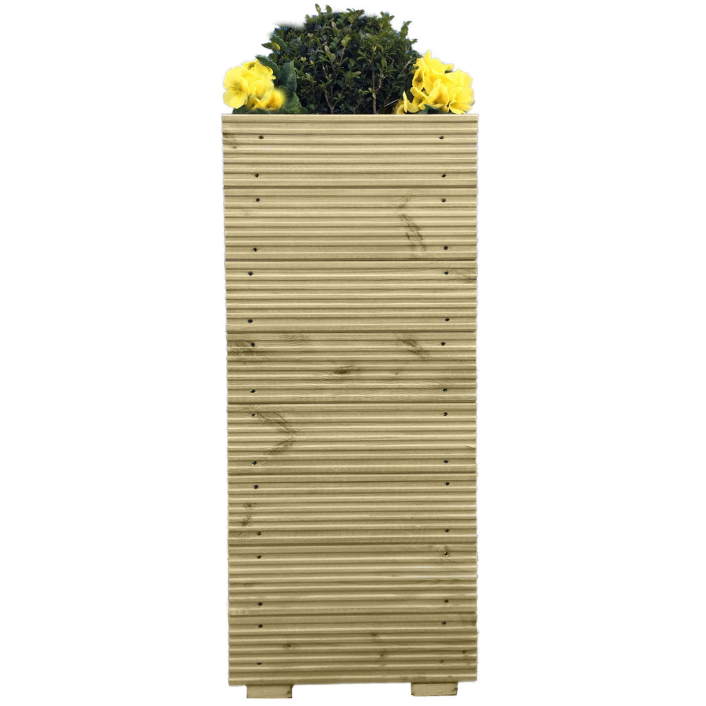 Tall Outdoor timber Decking Planter