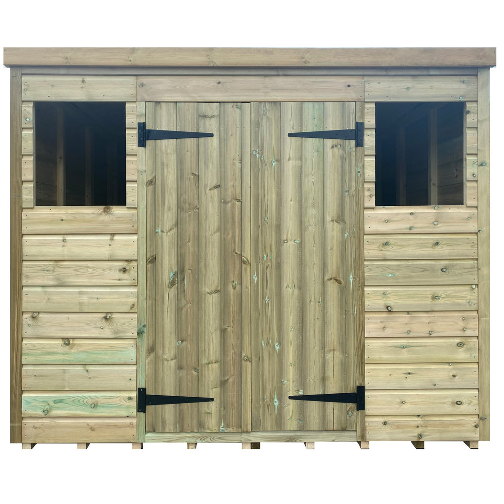 Premium Shed Kit With Pressure Treated Redwood timber Shiplap Cladding