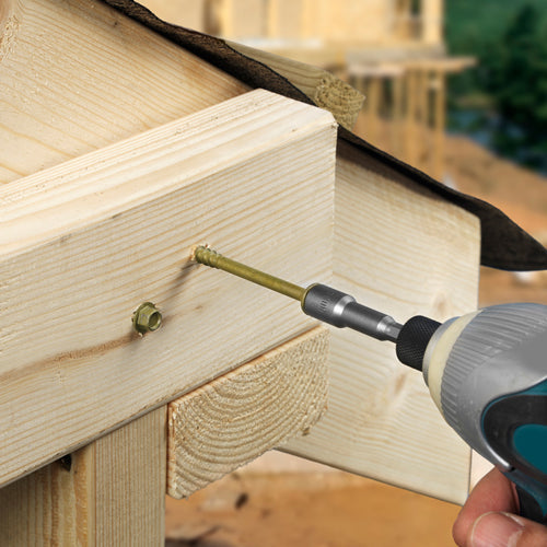 TIMco Hex Head Coated Timber Screws