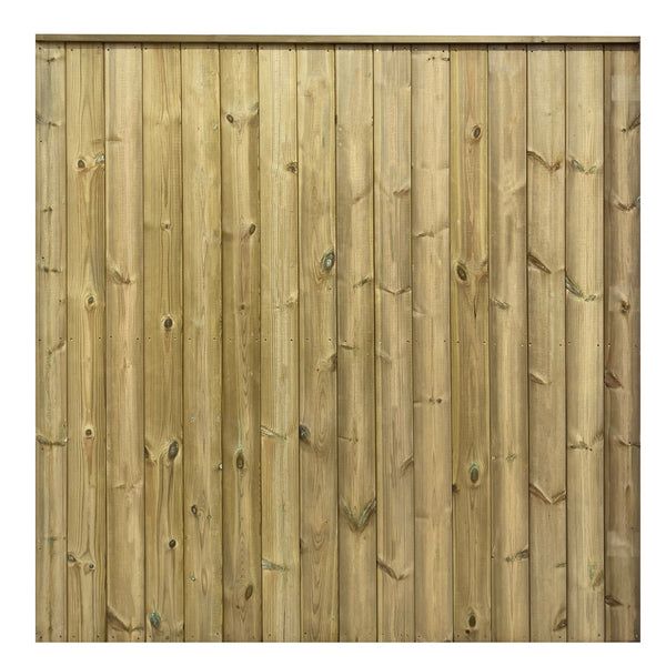 Premium timber tongue and groove fence panel