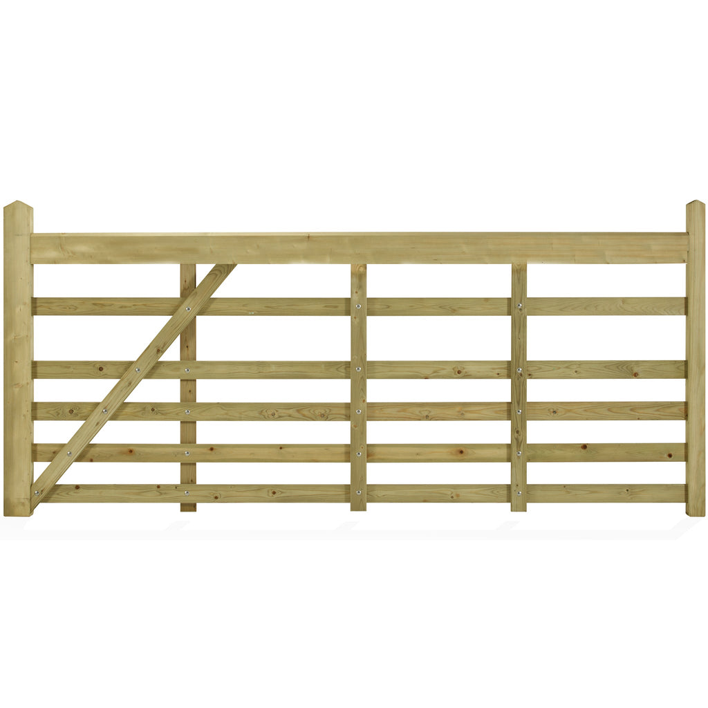 Windsor Rough Sawn timber Softwood Field Entrance Gate