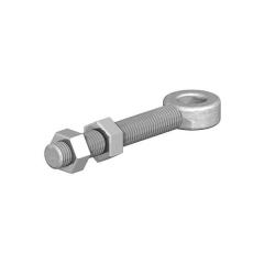 Silver Adjustable Gate Eye with 2 Nuts
